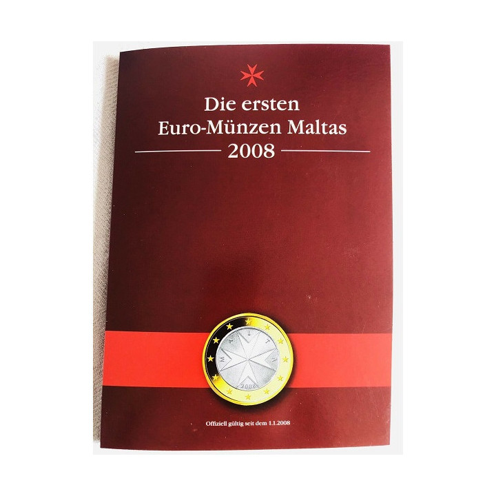 Malta Private Euro Set (3,88€) 2008 UNC