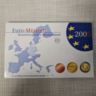 Germany Official Euro Set (3,88€) 2005 F Proof