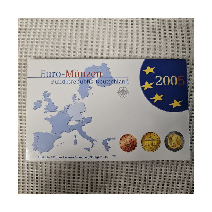 Germany Official Euro Set (3,88€) 2005 F Proof