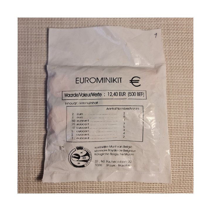 Belgium Euro STARTER KIT 2002 (Bag)
