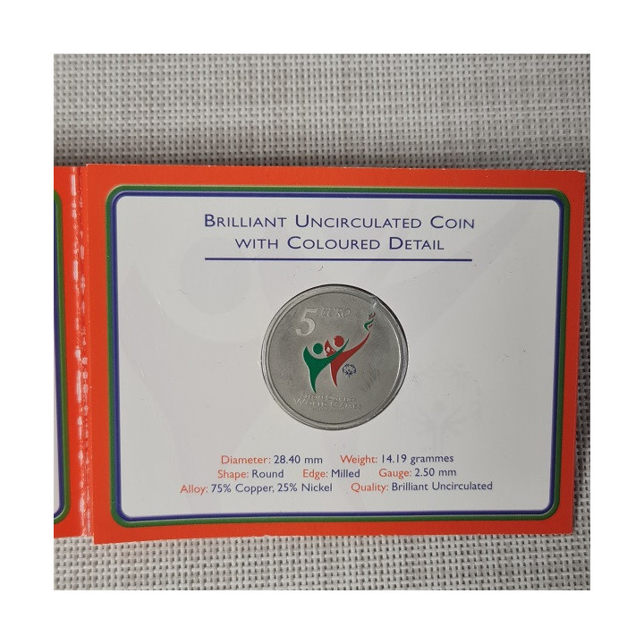 Ireland 5 Euro 2003 "Special Olympics" (Coin Card) BU