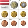 Latvia Euro Set (3,88€) 2014 UNC