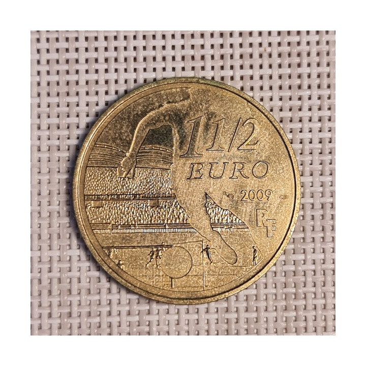 France 1½ Euro 2009 "Olympique Lyonnais" KM-1633 UNC