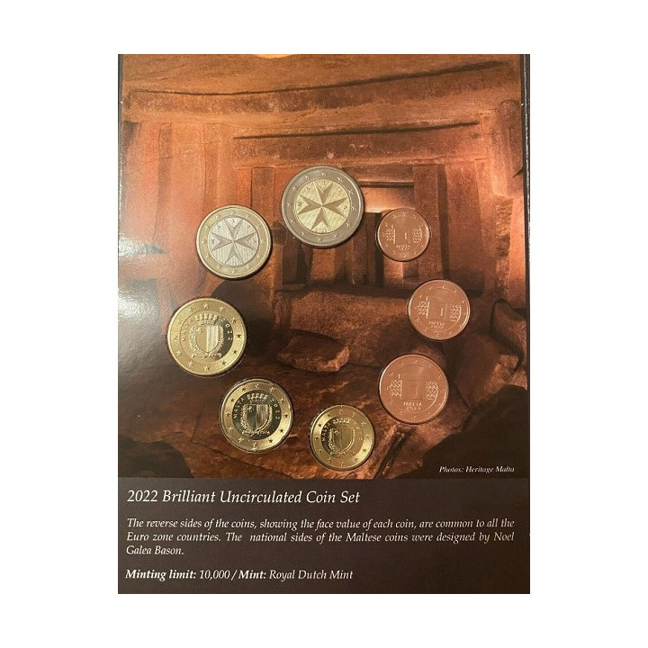 Malta Official Euro Set (3,88€) 2022 BU