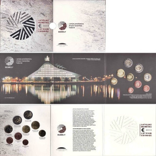 Latvia Official Euro Set (5,88€) 2015 BU