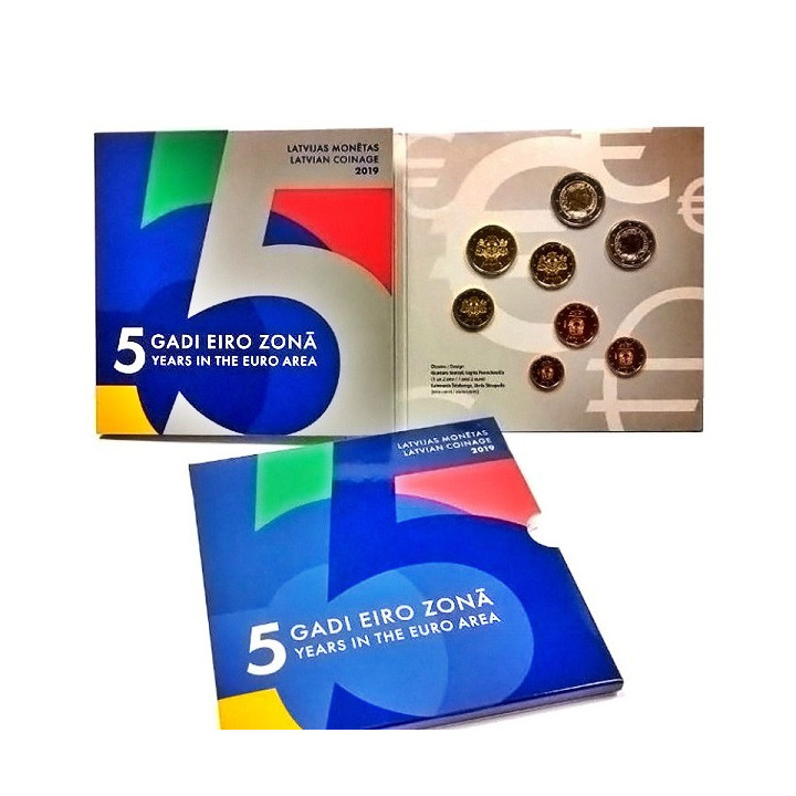 Latvia Official Euro Set (3,88€) 2019 BU