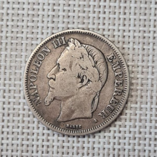 France 2 Francs 1866 "A" KM-807 VF
