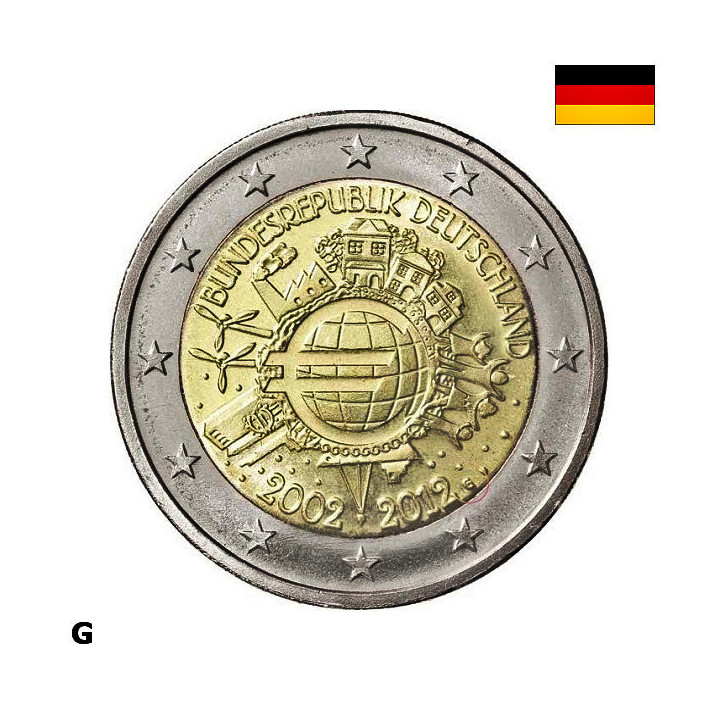 Germany 2 Euro 2012 G "TYE" UNC