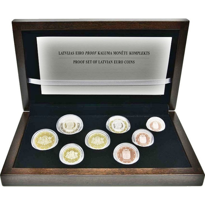 Latvia Official Euro Set (3,88€) 2014 Proof