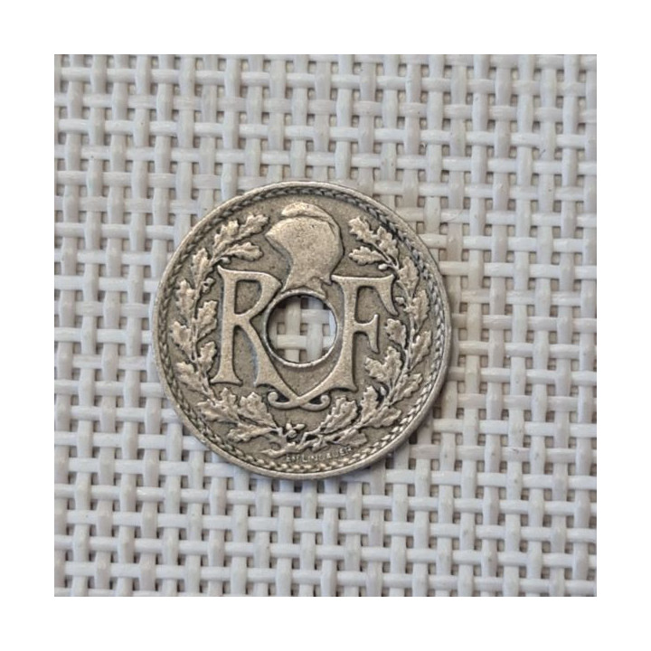 France 5 Centimes 1921 KM-875 VF