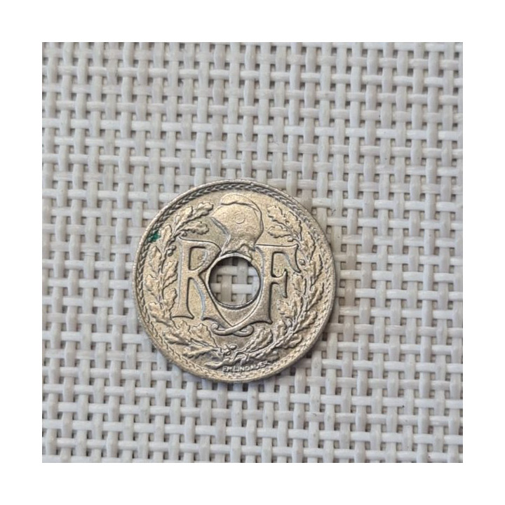France 5 Centimes 1921 KM-875 XF