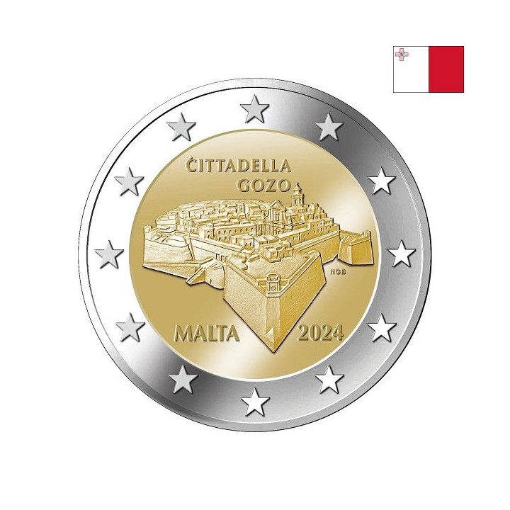Malta 2 Euro 2024 "Citadel Gozo" BU (Coin Card)