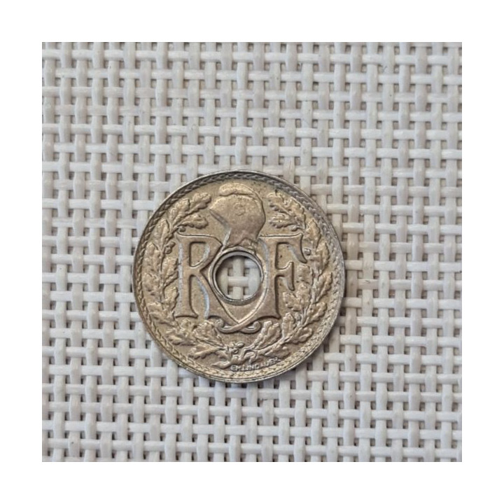 France 5 Centimes 1930 KM-875 XF