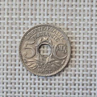 France 5 Centimes 1932 KM-875 XF