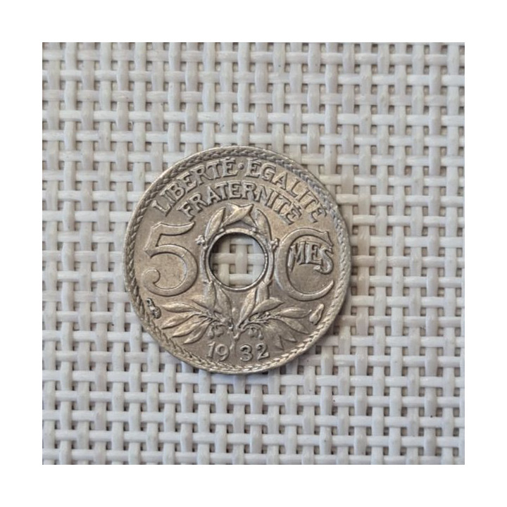 France 5 Centimes 1932 KM-875 XF
