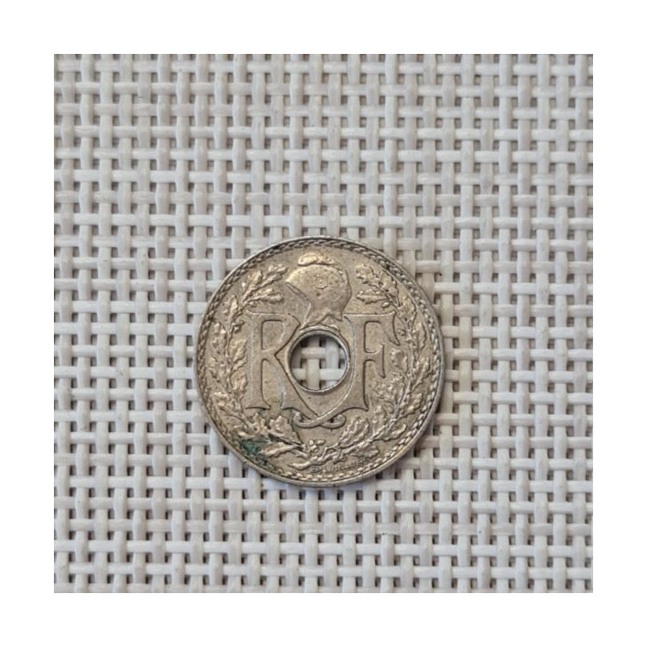 France 5 Centimes 1935 KM-875 XF