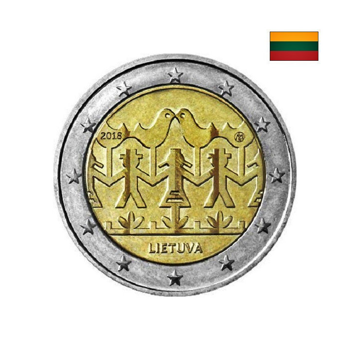 Lithuania 2 Euro 2018 "Songs & Dances" UNC
