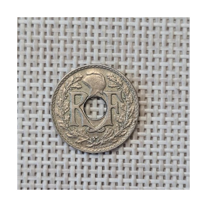 France 5 Centimes 1937 KM-875 VF