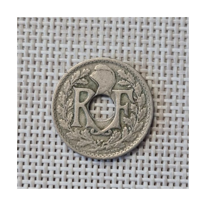 France 10 Centimes 1917 KM-866a VF