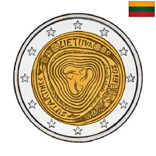 Lithuania 2 Euro 2019 "Sutartinės" UNC