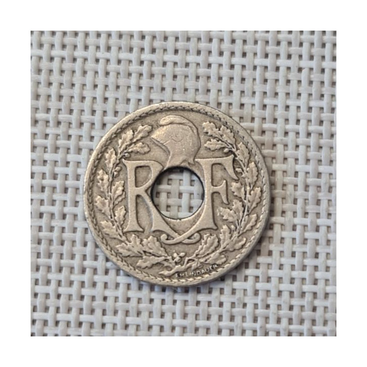 France 10 Centimes 1923 "Cornucopia" KM-866a VF