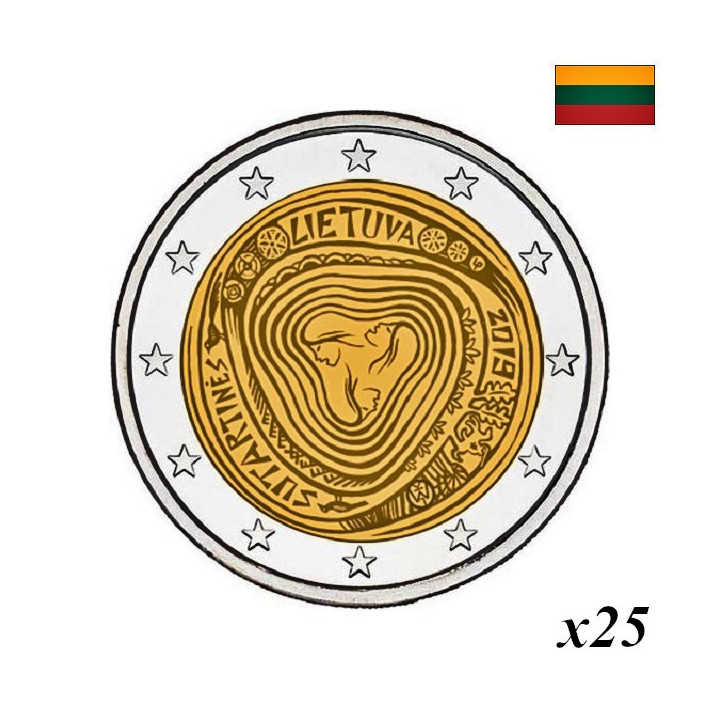 Lithuania 2 Euro 2019 "Sutartinės" Roll