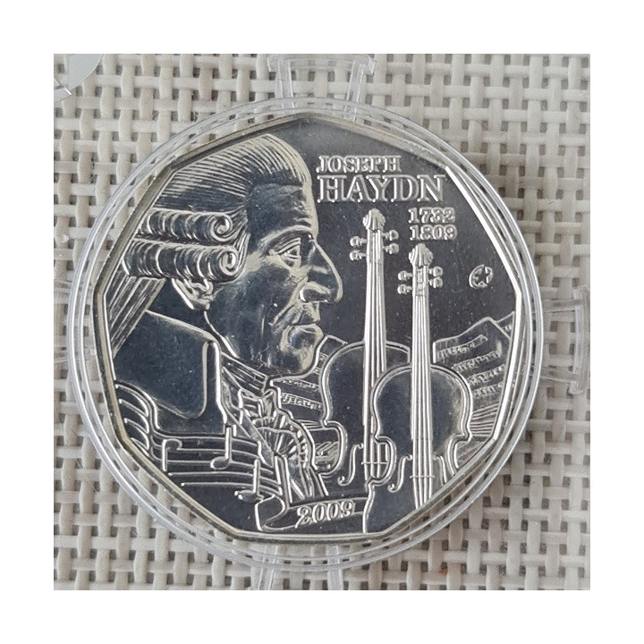 Austria 5 Euro 2009 "Joseph Haydn" KM-3170 BU