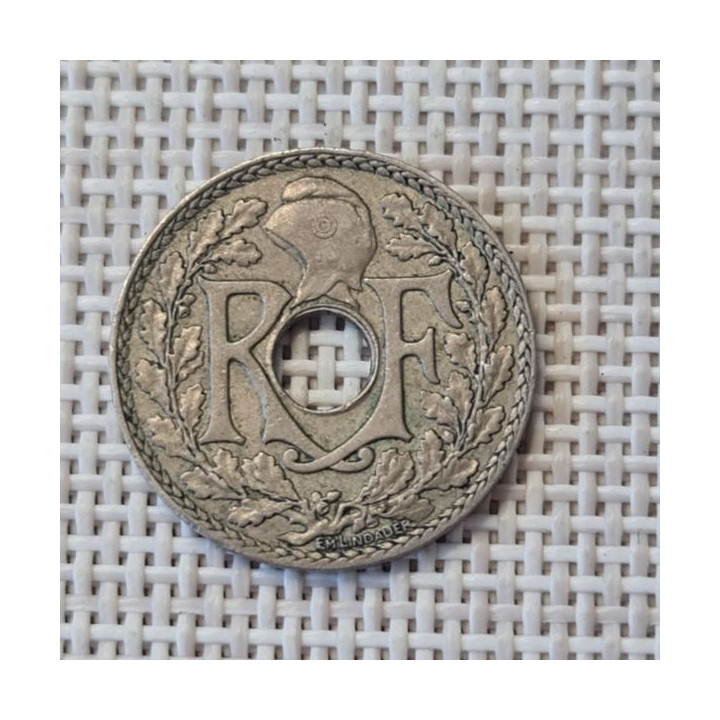 France 10 Centimes 1927 KM-866a VF