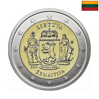 Lithuania 2 Euro 2019 "Samogitia" UNC