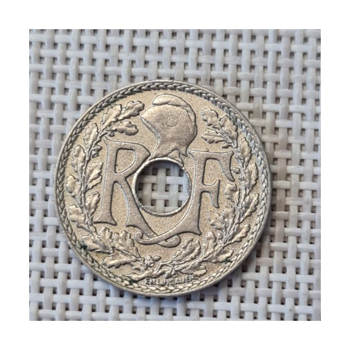 France 10 Centimes 1934 KM-866a XF