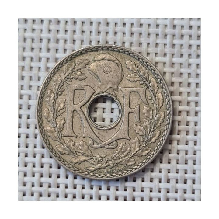 France 10 Centimes 1935 KM-866a VF
