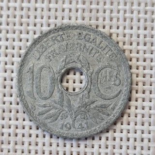 France 10 Centimes 1941 KM-895 VF