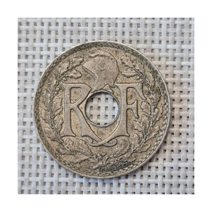 France 25 Centimes 1918 KM-867a VF