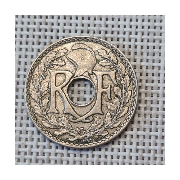 France 25 Centimes 1927 KM-867a VF