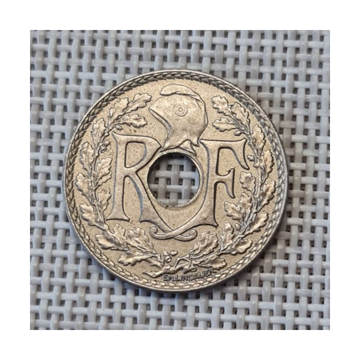 France 25 Centimes 1927 KM-867a XF