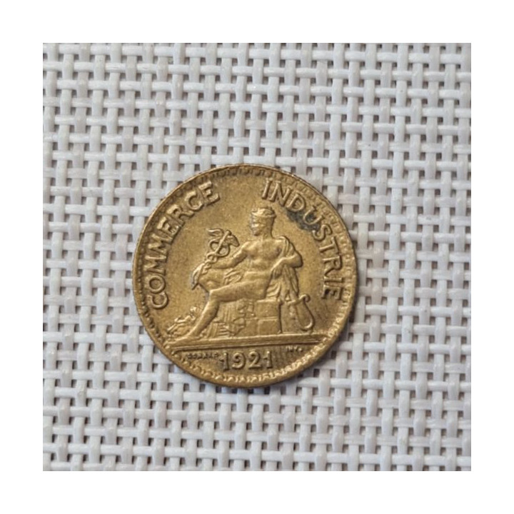 France 50 Centimes 1921 KM-884 VF