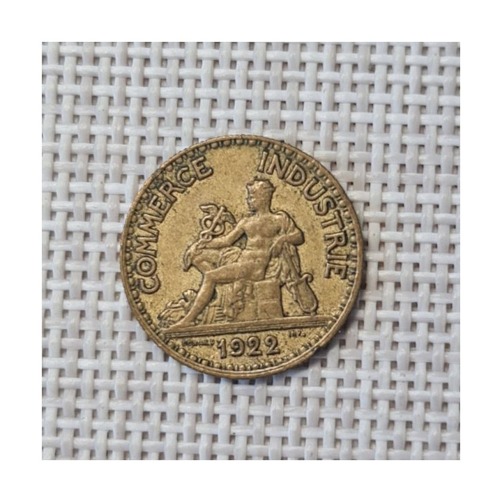 France 50 Centimes 1922 KM-884 VF