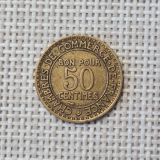 France 50 Centimes 1926 KM-884 VF