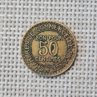 France 50 Centimes 1927 KM-884 VF