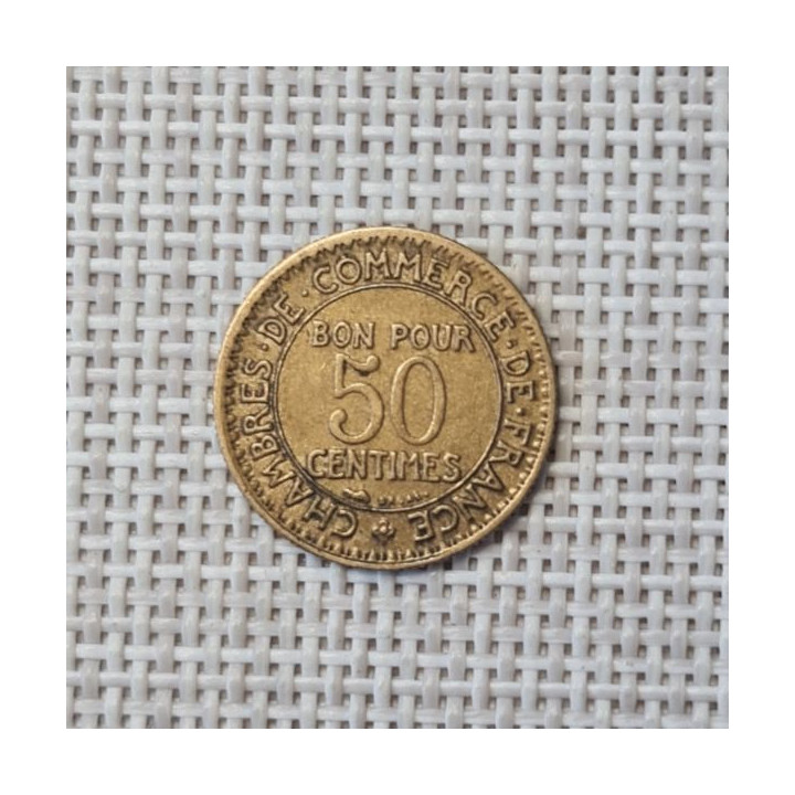 France 50 Centimes 1928 KM-884 VF