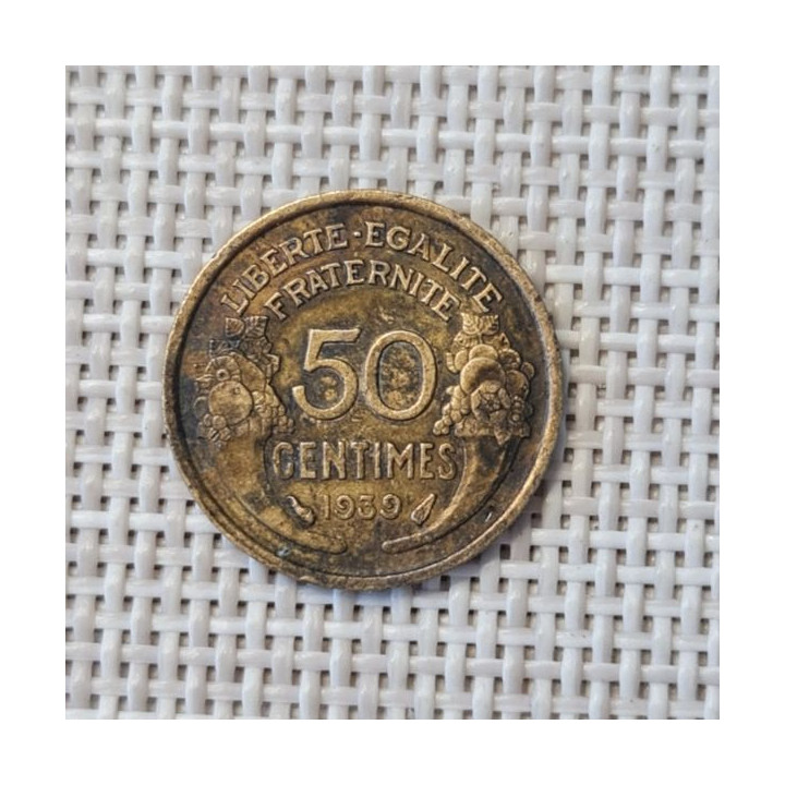 France 50 Centimes 1939 KM-894 VF