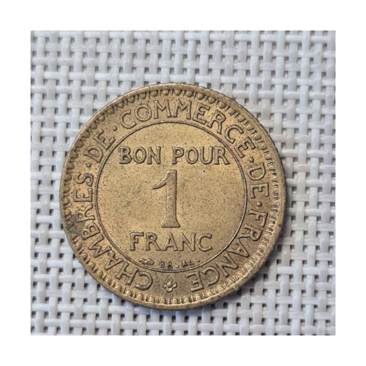 France 1 Franc 1921 KM-876 XF