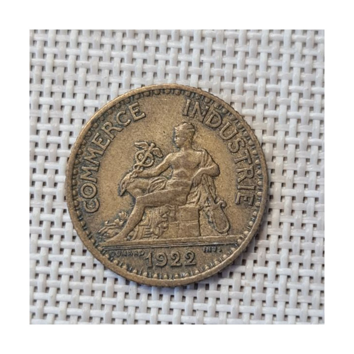 France 1 Franc 1922 KM-876 VF