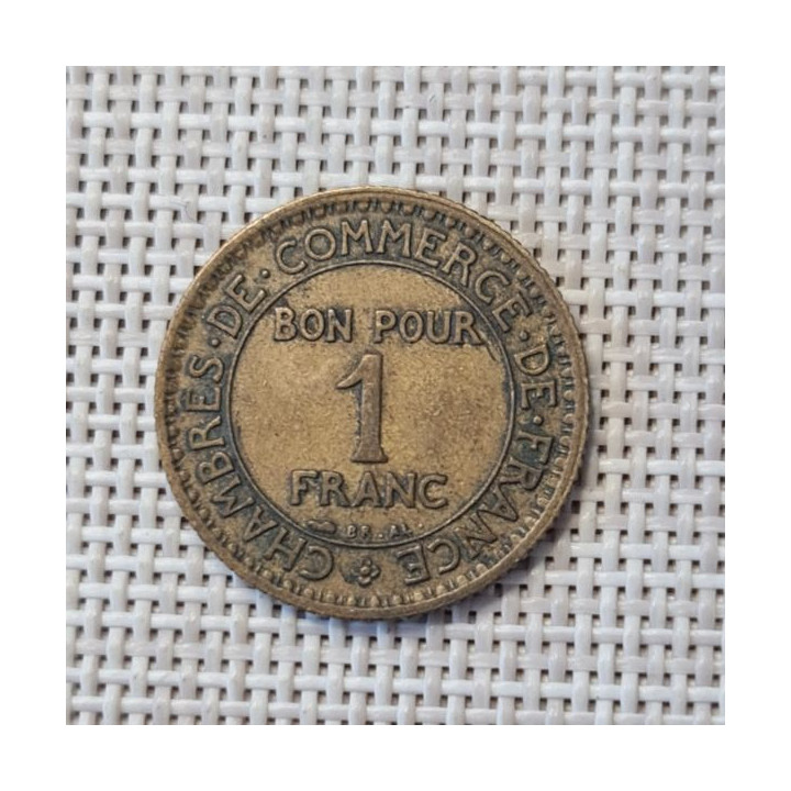 France 1 Franc 1922 KM-876 VF