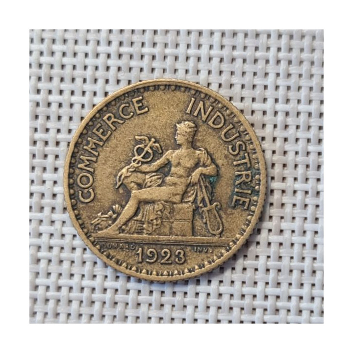 France 1 Franc 1923 KM-876 VF