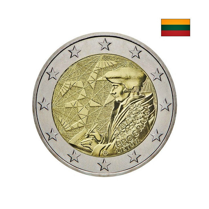 Lithuania 2 Euro 2022 "Erasmus (ERA)" UNC