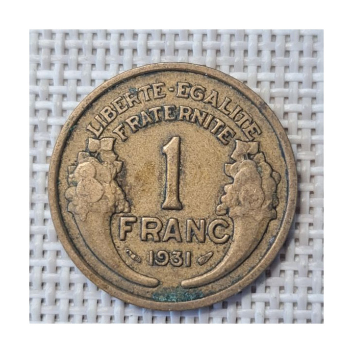 France 1 Franc 1931 KM-885 VF