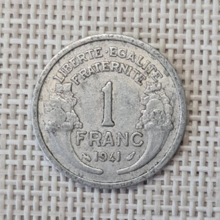 France 1 Franc 1941 KM-885a VF