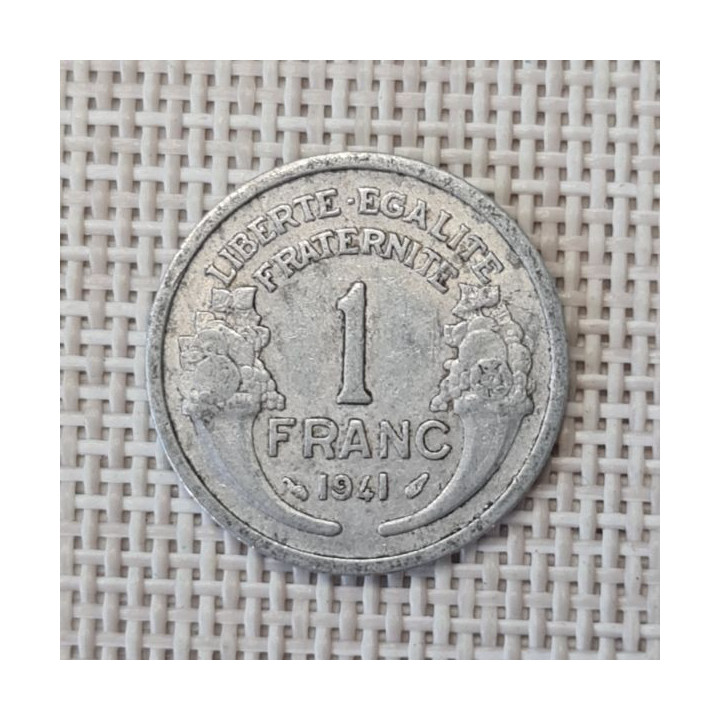 France 1 Franc 1941 KM-885a VF