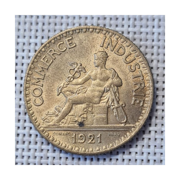 France 2 Francs 1921 KM-877 UNC